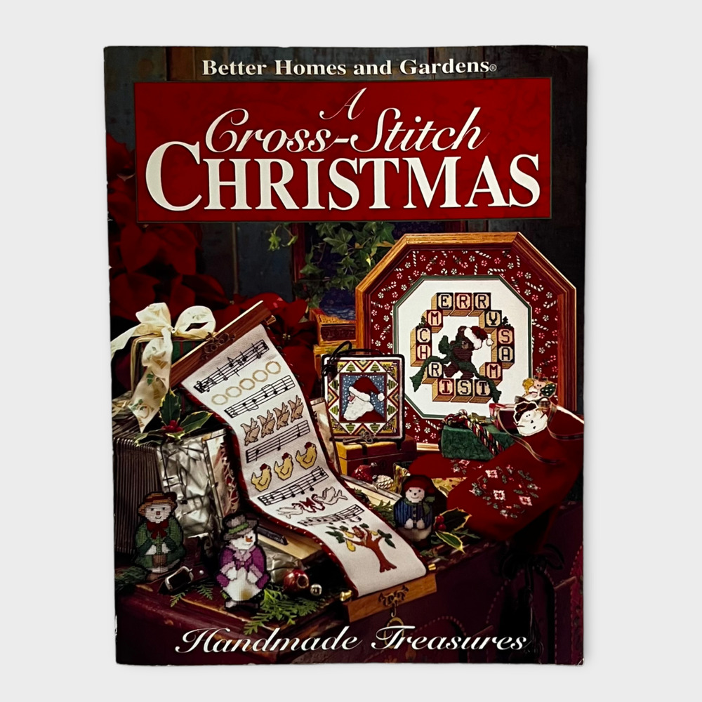 Better Homes and Gardens Vintage A Cross-Stitch Christmas Handmade Treasures
